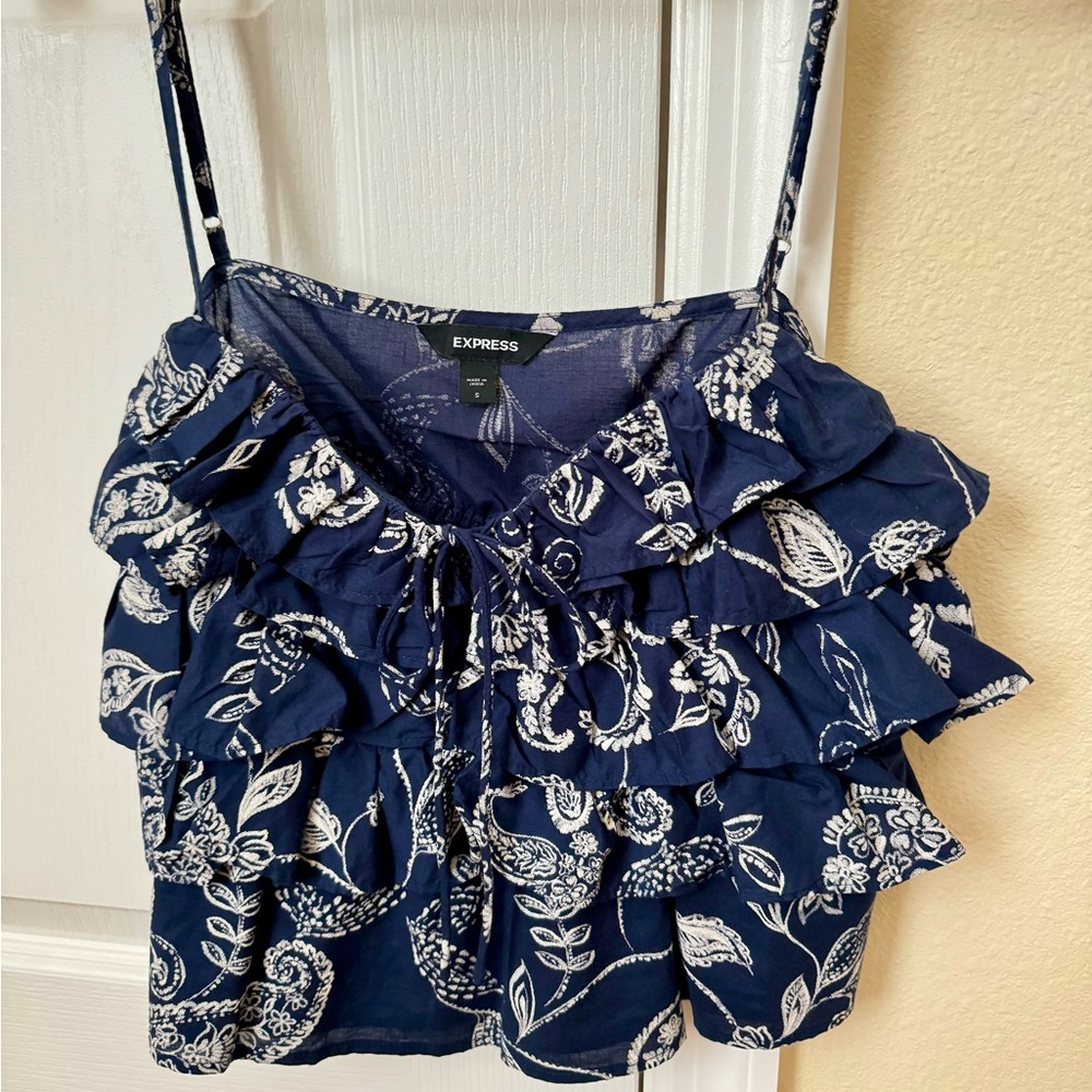 Ruffled Cami Tank Top